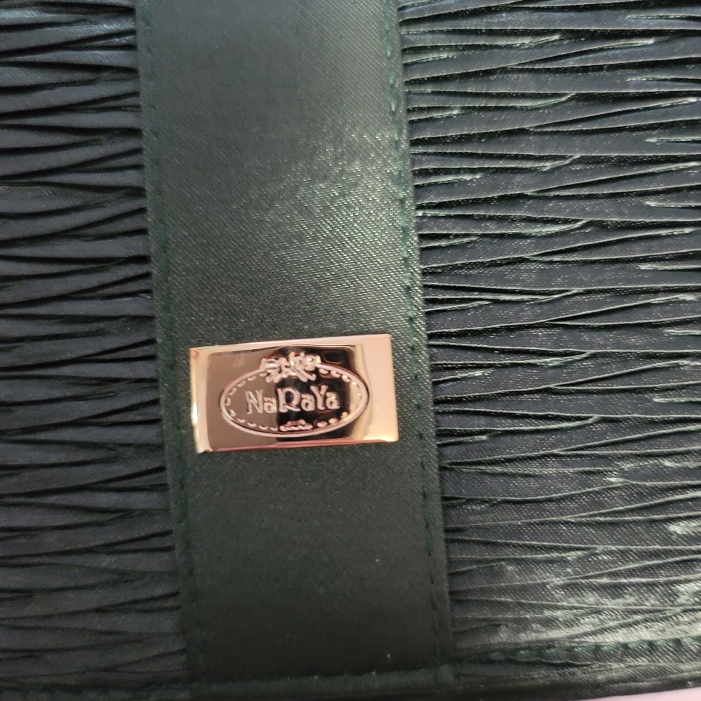 Beautiful jade green cocktail purse